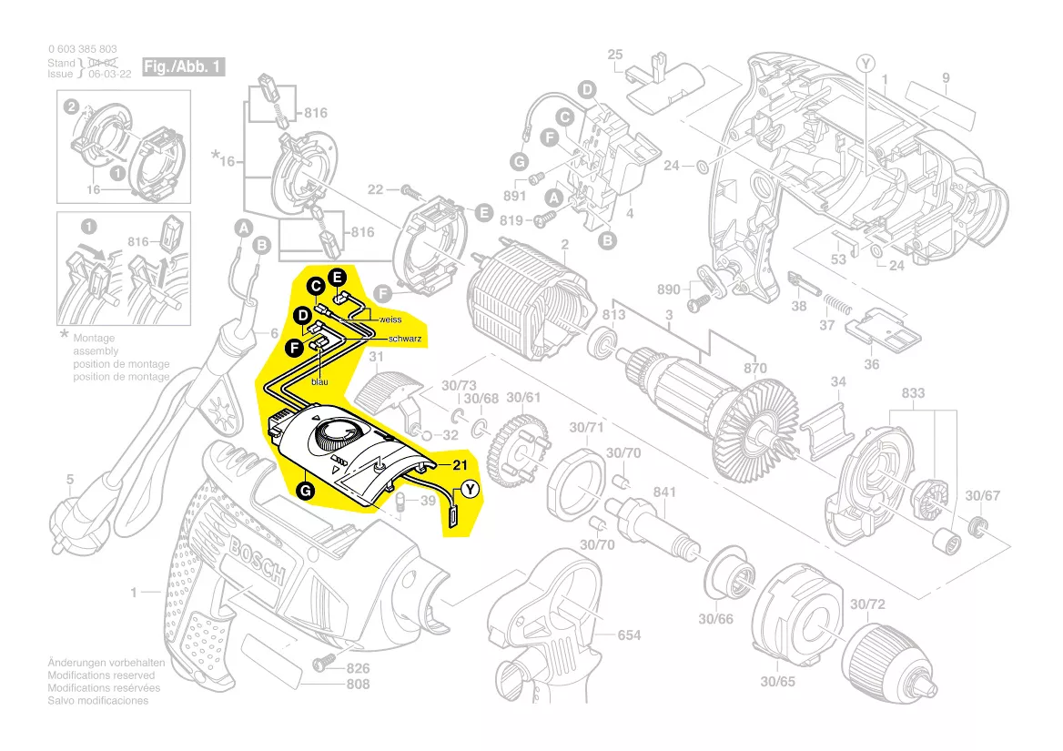 Variateur de vitesse réf. 2 607 230 094 BOSCH